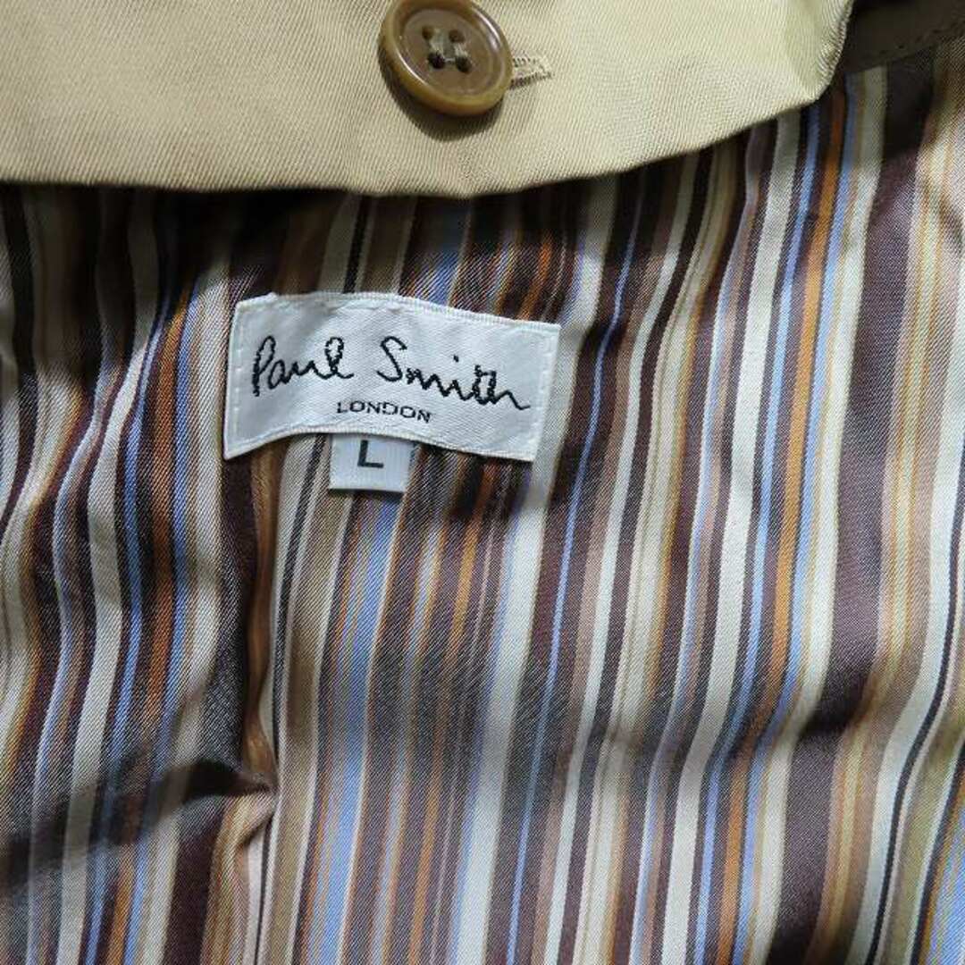 Paul Smith(ポールスミス)のポールスミス PAUL SMITH トレンチコート マルチストライプ メンズのジャケット/アウター(トレンチコート)の商品写真