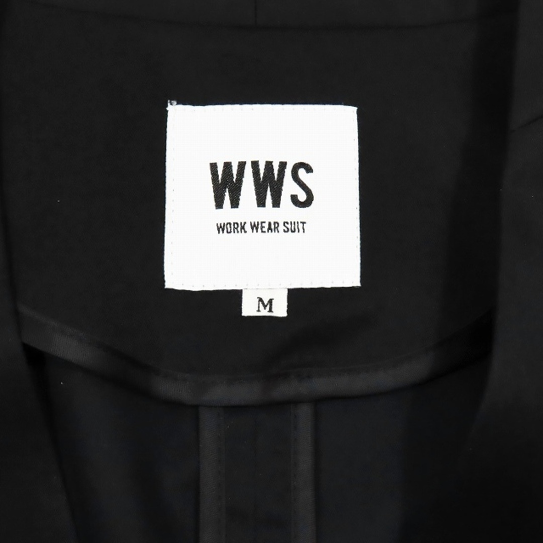 other(アザー)のWWS ワークウェアスーツ ノーカラージャケット アウター 黒 ブラック  レディースのジャケット/アウター(その他)の商品写真