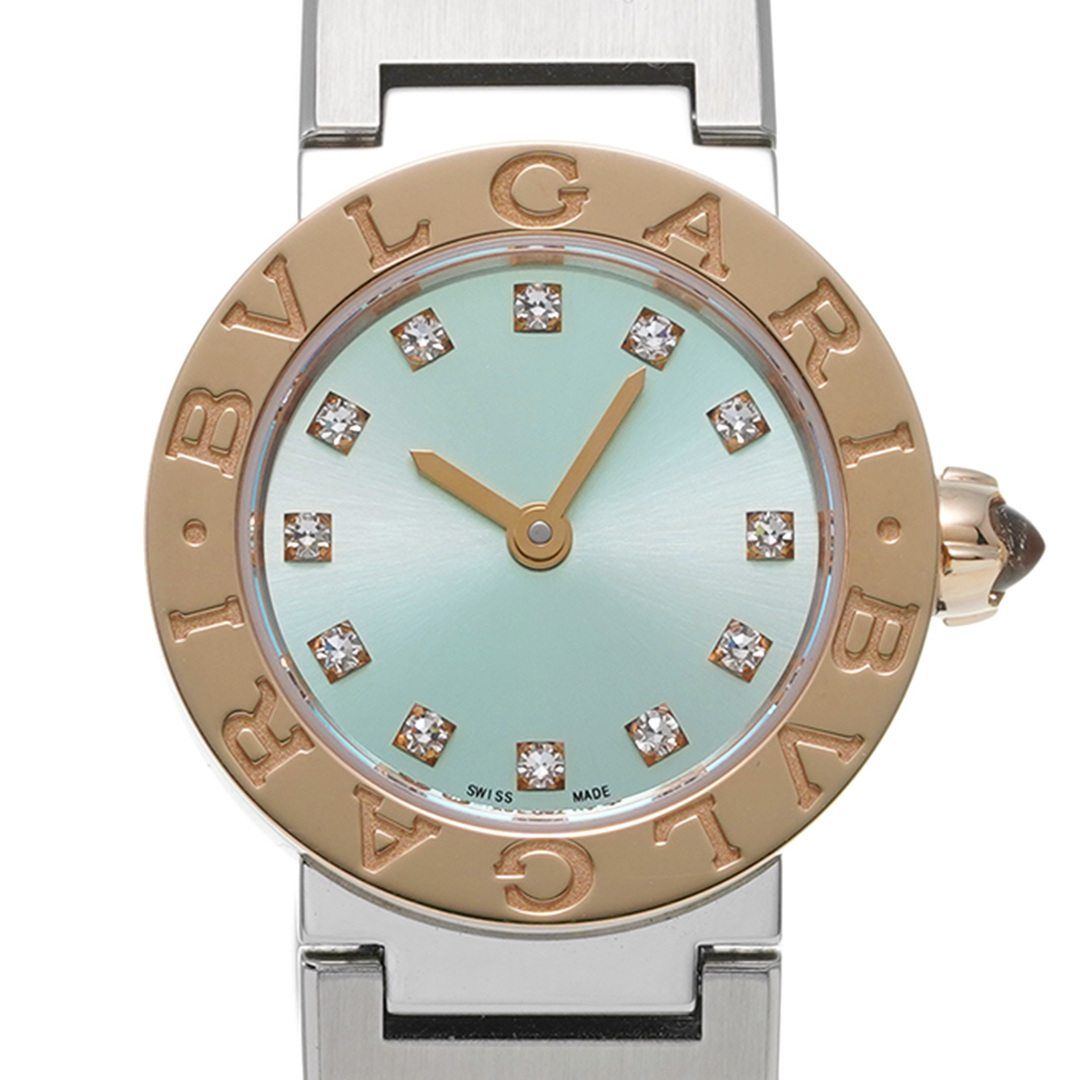 BVLGARI(ブルガリ)の中古 ブルガリ BVLGARI BBP23SG グリーン /ダイヤモンド レディース 腕時計 レディースのファッション小物(腕時計)の商品写真
