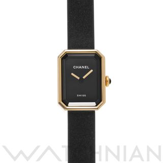 CHANEL - 中古 シャネル CHANEL H6125 ブラックラッカー レディース 腕時計