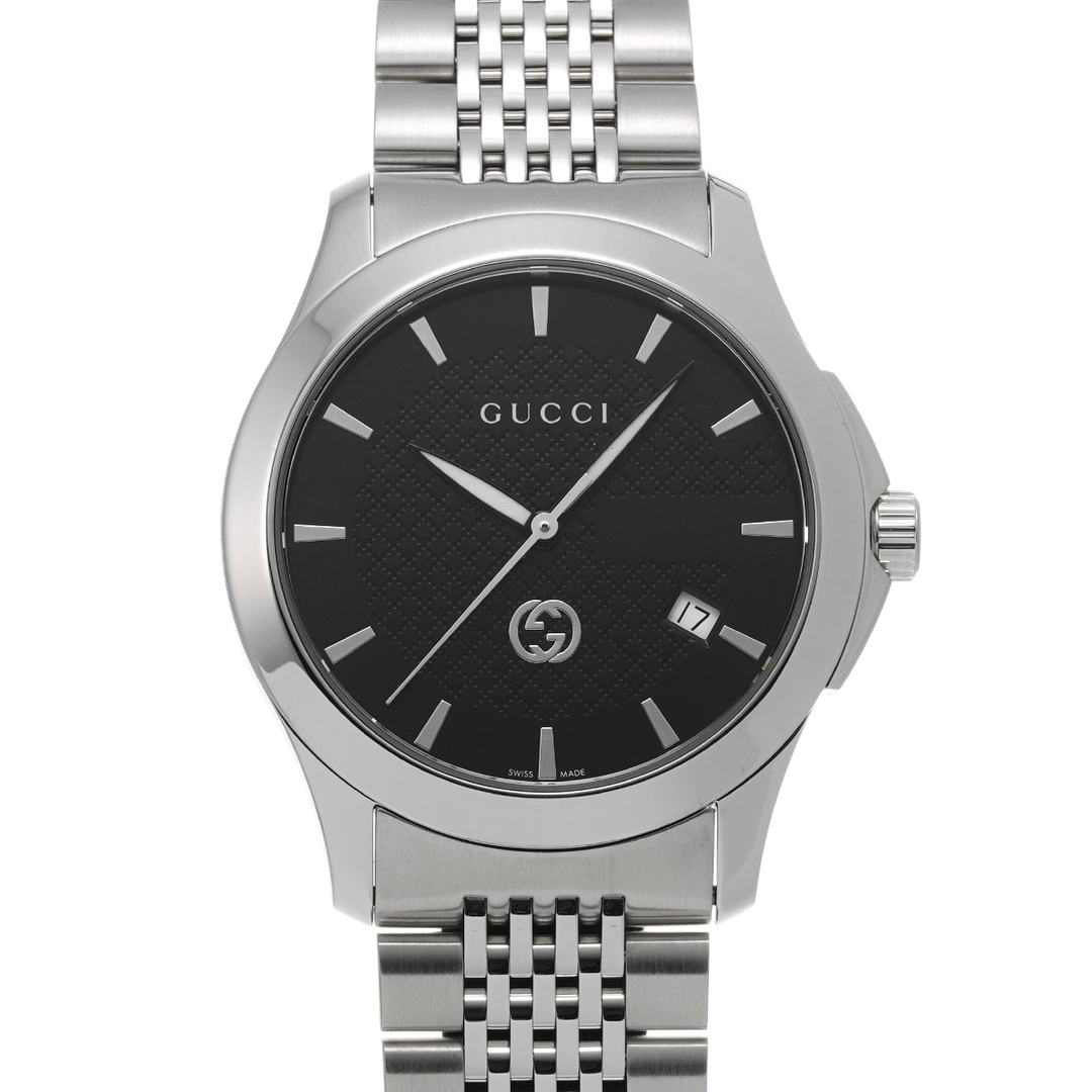 Gucci(グッチ)の中古 グッチ GUCCI 126.4 ブラック レディース 腕時計 レディースのファッション小物(腕時計)の商品写真