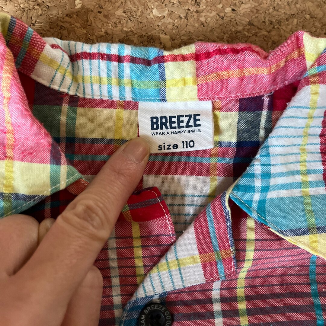 BREEZE(ブリーズ)のBREEZE110シャツ キッズ/ベビー/マタニティのキッズ服男の子用(90cm~)(Tシャツ/カットソー)の商品写真