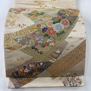 袋帯 美品 秀品 六通 正絹 【中古】(帯)