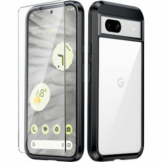 Google Pixel 8a ケース クリア: 磁気充電対応 軍用グレード (その他)