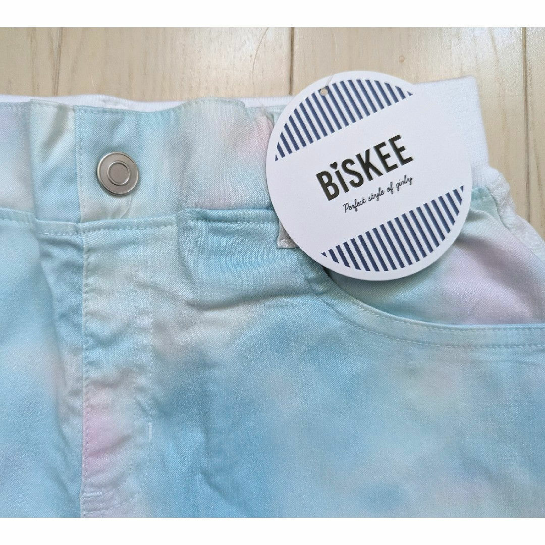 １６０★BISKEE★パステルカラーショートパンツ★新品 キッズ/ベビー/マタニティのキッズ服女の子用(90cm~)(パンツ/スパッツ)の商品写真