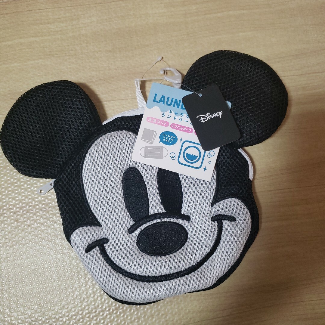 Disney(ディズニー)の新品　ミッキーマウス　洗濯ネット　フェイス　顔 インテリア/住まい/日用品の日用品/生活雑貨/旅行(タオル/バス用品)の商品写真