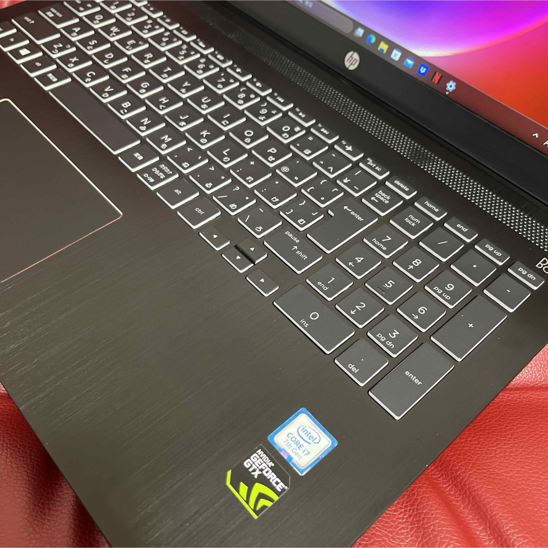 HP(ヒューレットパッカード)の67  超美品　薄型　ゲーミング　ノートパソコン　Core i7 グラボ搭載 スマホ/家電/カメラのPC/タブレット(ノートPC)の商品写真