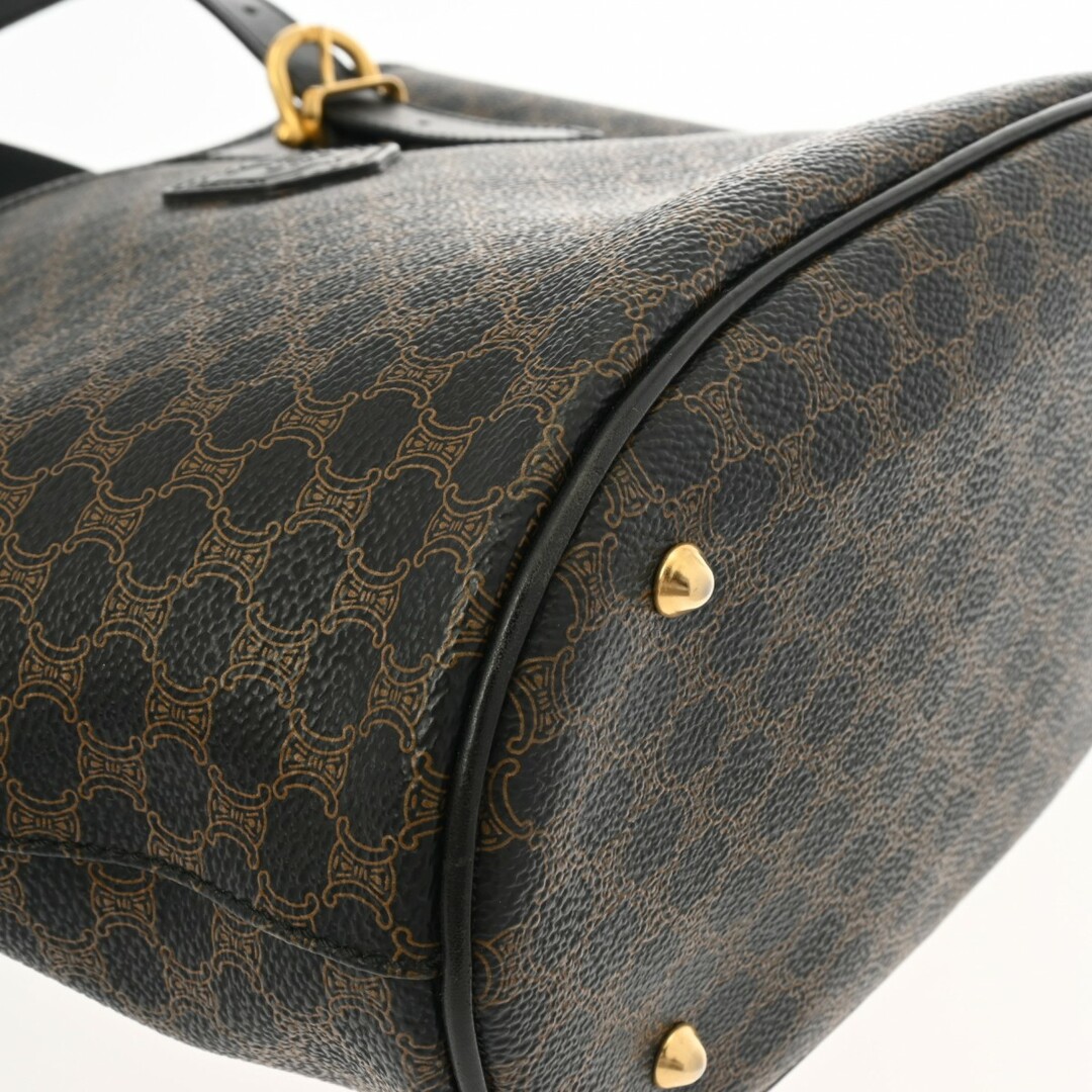 celine(セリーヌ)の中古 セリーヌ CELINE MC97/2 レディース トートバッグ ブラック/ブラウン /ゴールド金具 レザー /PVC レディースのバッグ(トートバッグ)の商品写真