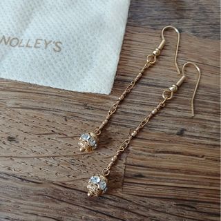 ノーリーズ(NOLLEY'S)の【NOLLEY'S】ロングピアス ゴールド(ピアス)