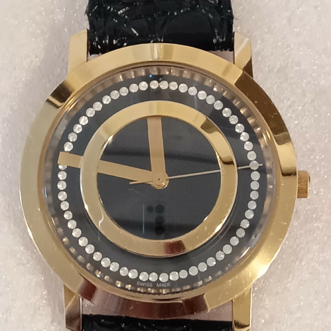 piquot meridien ピコット メリディアン スタッズ付きスイス時計 レディースのファッション小物(腕時計)の商品写真