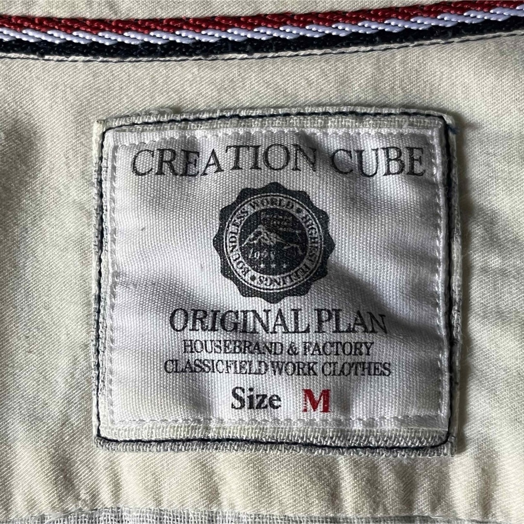 CREATION CUBE クリエイションクラブ　Mサイズ　マリン　ボーダー メンズのトップス(シャツ)の商品写真