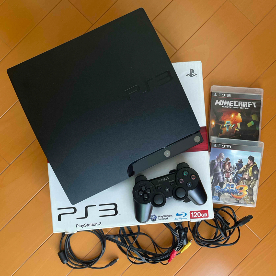 PlayStation3(プレイステーション3)のPlayStation 3 (120GB)  (CECH-2000A)  エンタメ/ホビーのゲームソフト/ゲーム機本体(家庭用ゲーム機本体)の商品写真