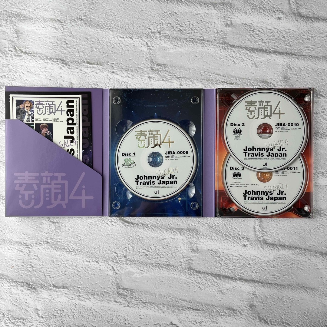 TravisJapan  素顔4  DVD3枚　美品 エンタメ/ホビーのDVD/ブルーレイ(ミュージック)の商品写真