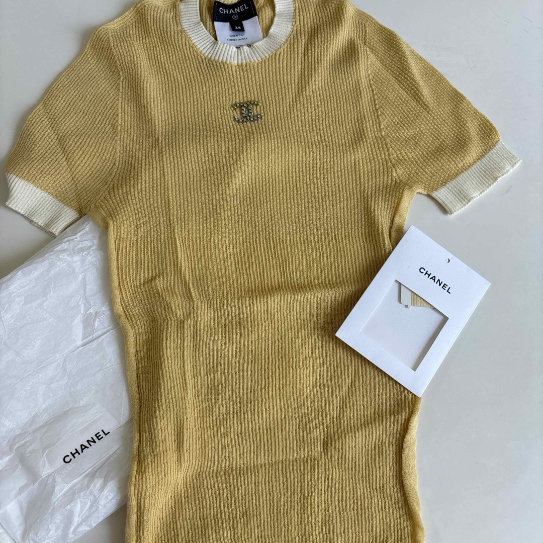 CHANEL - 未使用 CHANEL サマーニットの通販 by uiae's shop CHANEL - 未使用 CHANEL サマーニットの通販 by uiae's shop