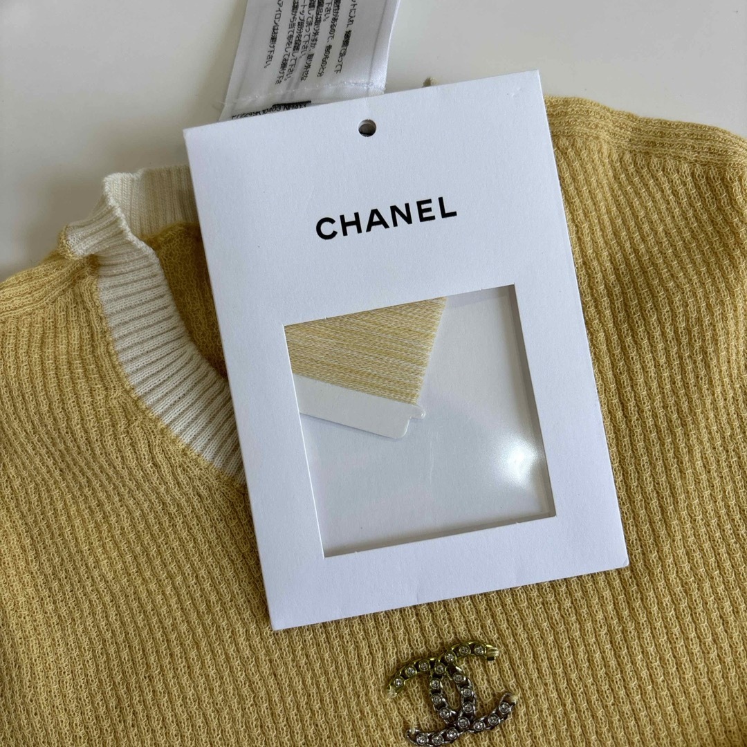 CHANEL(シャネル)の未使用　CHANEL サマーニット レディースのトップス(Tシャツ(半袖/袖なし))の商品写真