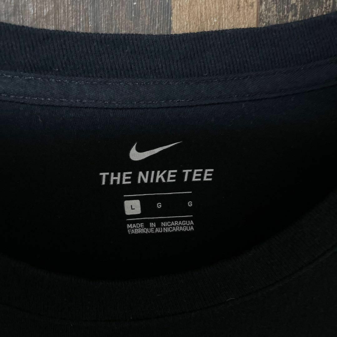 NIKE(ナイキ)のプリント ナイキ スポーツ L メンズ USA古着 ブラック 半袖 Tシャツ メンズのトップス(Tシャツ/カットソー(半袖/袖なし))の商品写真