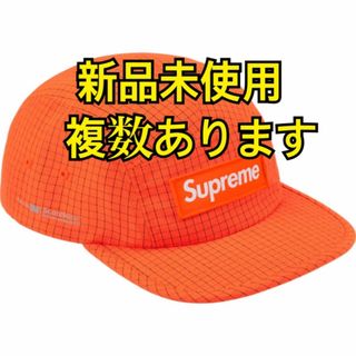 シュプリーム(Supreme)のSupreme reflective ripstop camp cap オレンジ(キャップ)