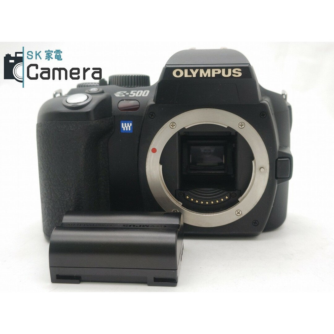 OLYMPUS(オリンパス)のOLYMPUS E-500 オリンパス 電池付 スマホ/家電/カメラのカメラ(デジタル一眼)の商品写真