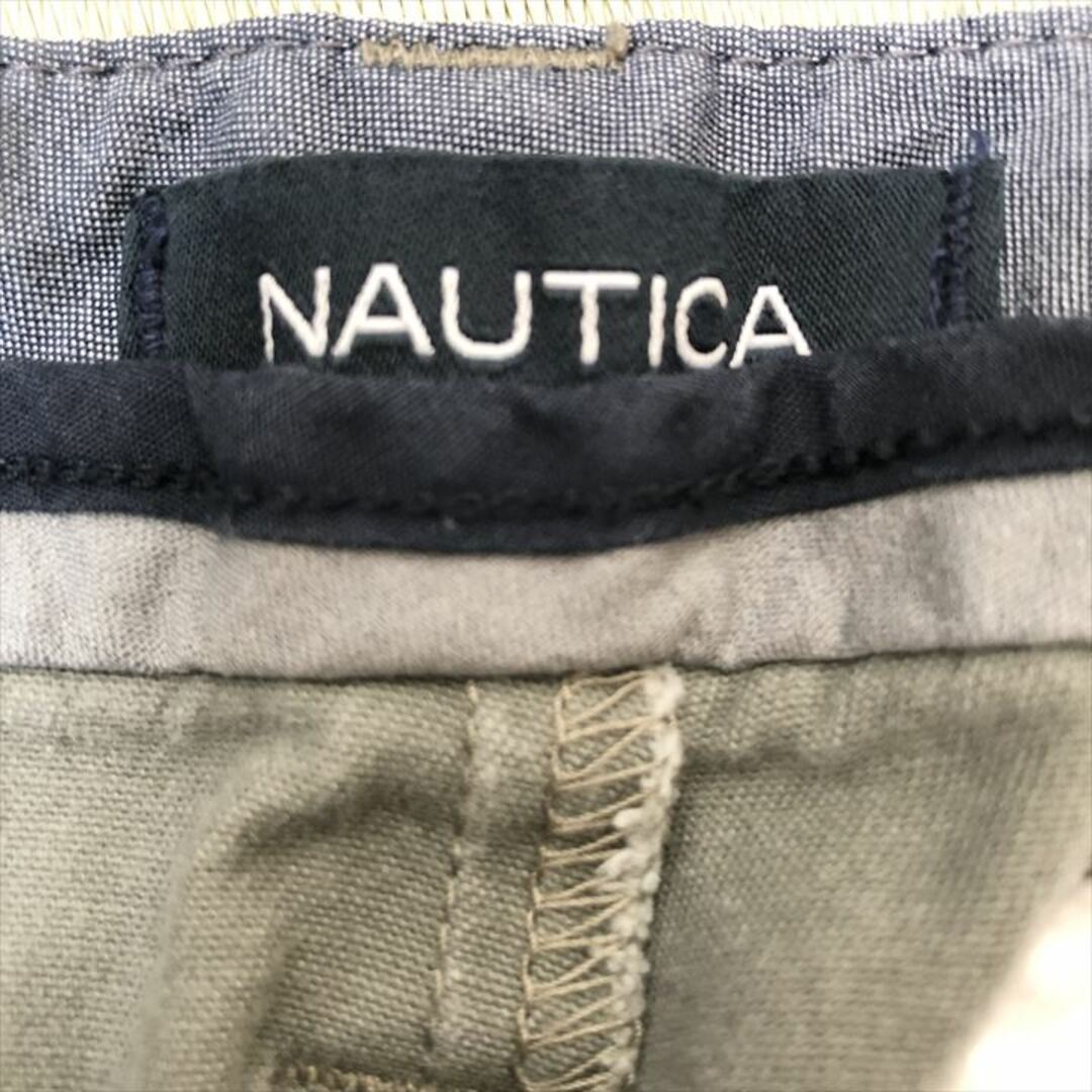 NAUTICA(ノーティカ)の90s 古着 ノーティカ ハーフパンツ ショートパンツ カーキ Ｗ29Ｌ10  メンズのパンツ(ショートパンツ)の商品写真