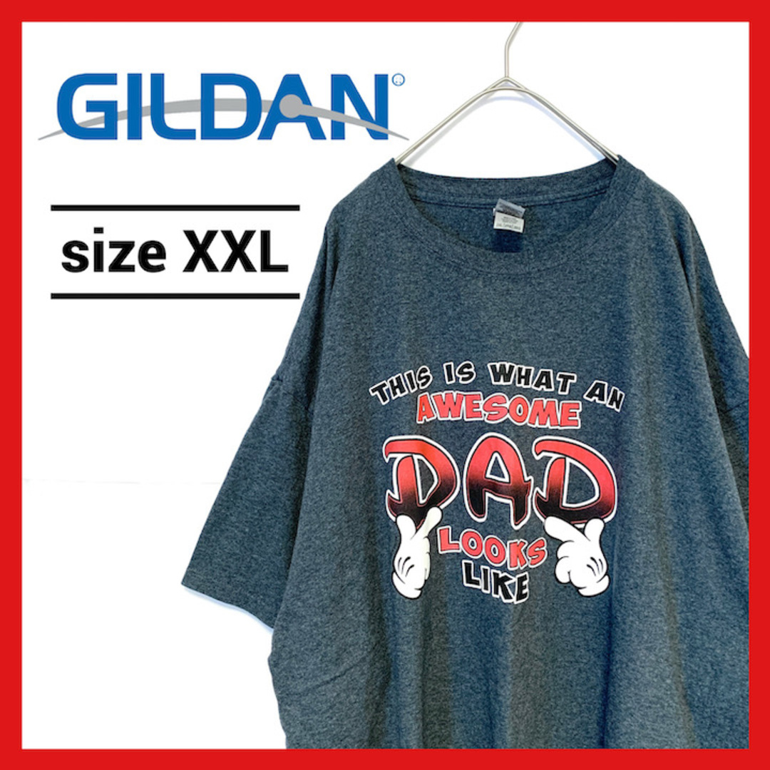 GILDAN(ギルタン)の90s 古着 ギルダン Tシャツ ミッキー ディズニー ゆるダボ XXL  メンズのトップス(Tシャツ/カットソー(半袖/袖なし))の商品写真