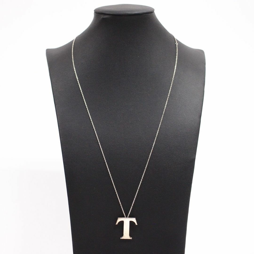 Tiffany & Co.(ティファニー)のC242-128 ティファニー トヨタ コラボ T ロゴ トップ ロング ネックレス シルバー 925 レディース アクセサリー レディースのアクセサリー(ネックレス)の商品写真