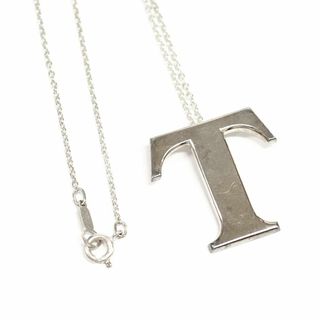 ティファニー(Tiffany & Co.)のC242-128 ティファニー トヨタ コラボ T ロゴ トップ ロング ネックレス シルバー 925 レディース アクセサリー(ネックレス)