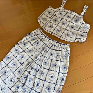 ZARA KIDS - ZARA kids♡花柄刺繍セットアップ