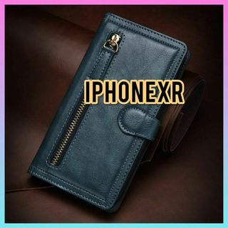 iPhoneケース iPhoneXR iPhoneテンアール革ケース カード収納(iPhoneケース)