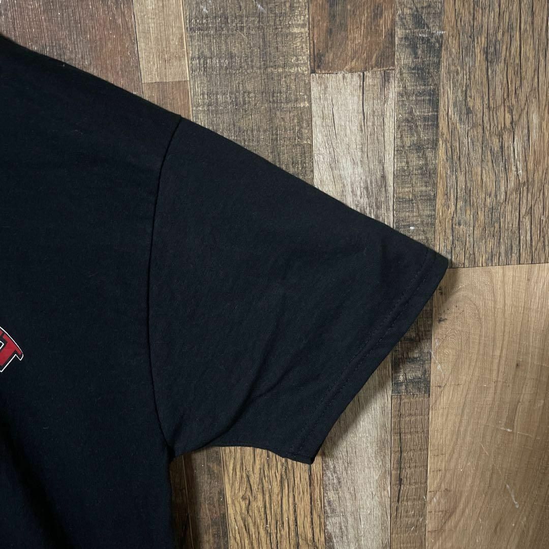 Russell Athletic(ラッセルアスレティック)のプリント ラッセルアスレチック M チームロゴ メンズ 古着 ブラック Tシャツ メンズのトップス(Tシャツ/カットソー(半袖/袖なし))の商品写真