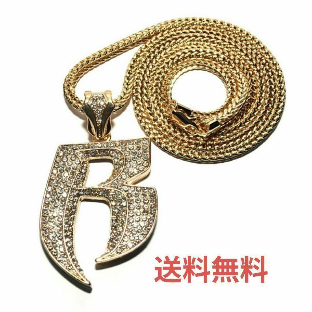 【新品】 ゴールド ネックレス CZダイヤモンド マイアミHIPHOPジュエリー メンズのアクセサリー(ネックレス)の商品写真