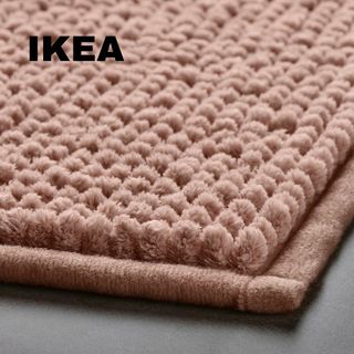 イケア　IKEA　バスマット　トフトボー　ライトピンク　1枚