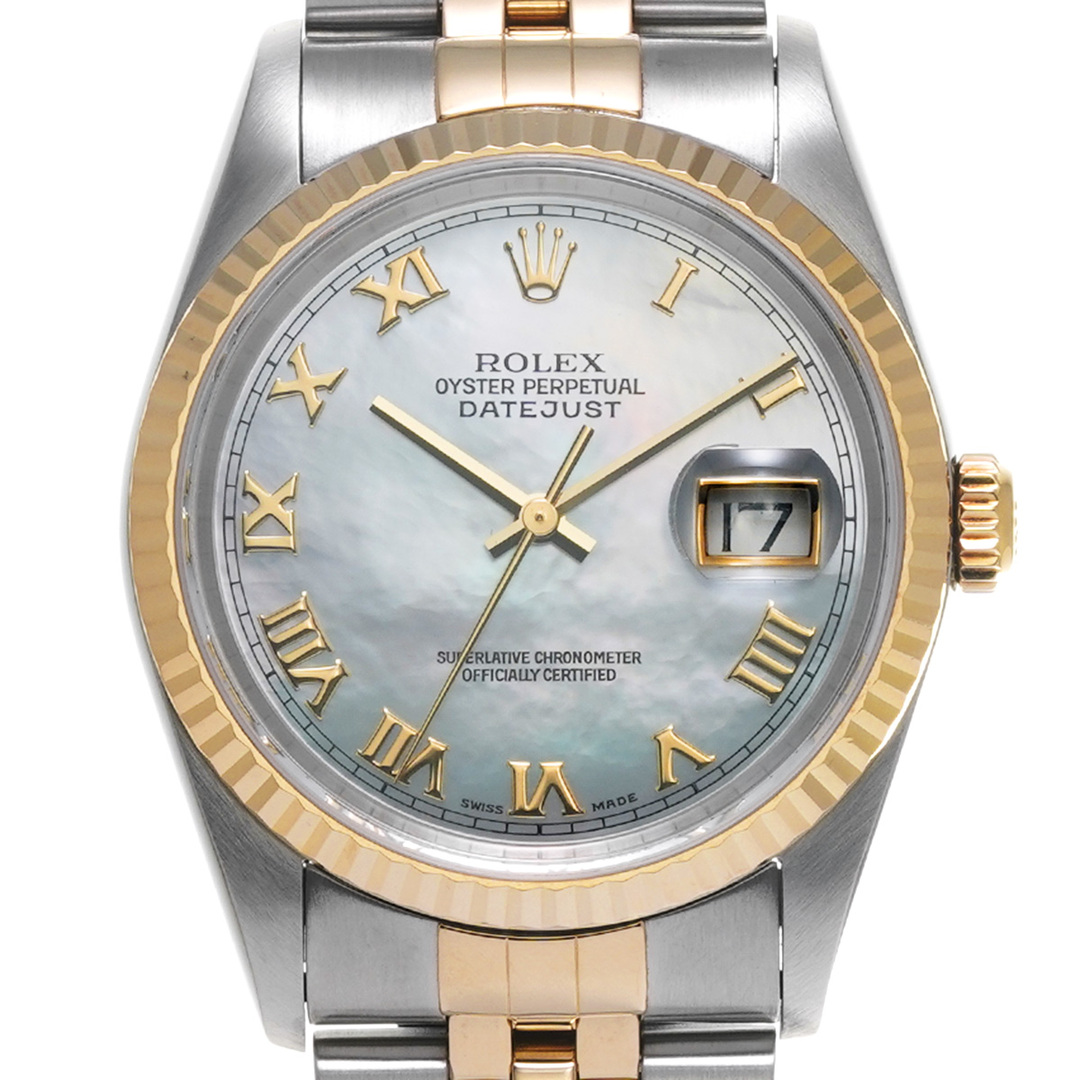 ROLEX(ロレックス)の中古 ロレックス ROLEX 16233NR K番(2001年頃製造) ホワイトシェル メンズ 腕時計 メンズの時計(腕時計(アナログ))の商品写真