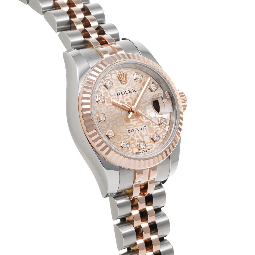 ROLEX(ロレックス)の中古 ロレックス ROLEX 179171G ランダムシリアル ピンクコンピュータ /ダイヤモンド レディース 腕時計 レディースのファッション小物(腕時計)の商品写真