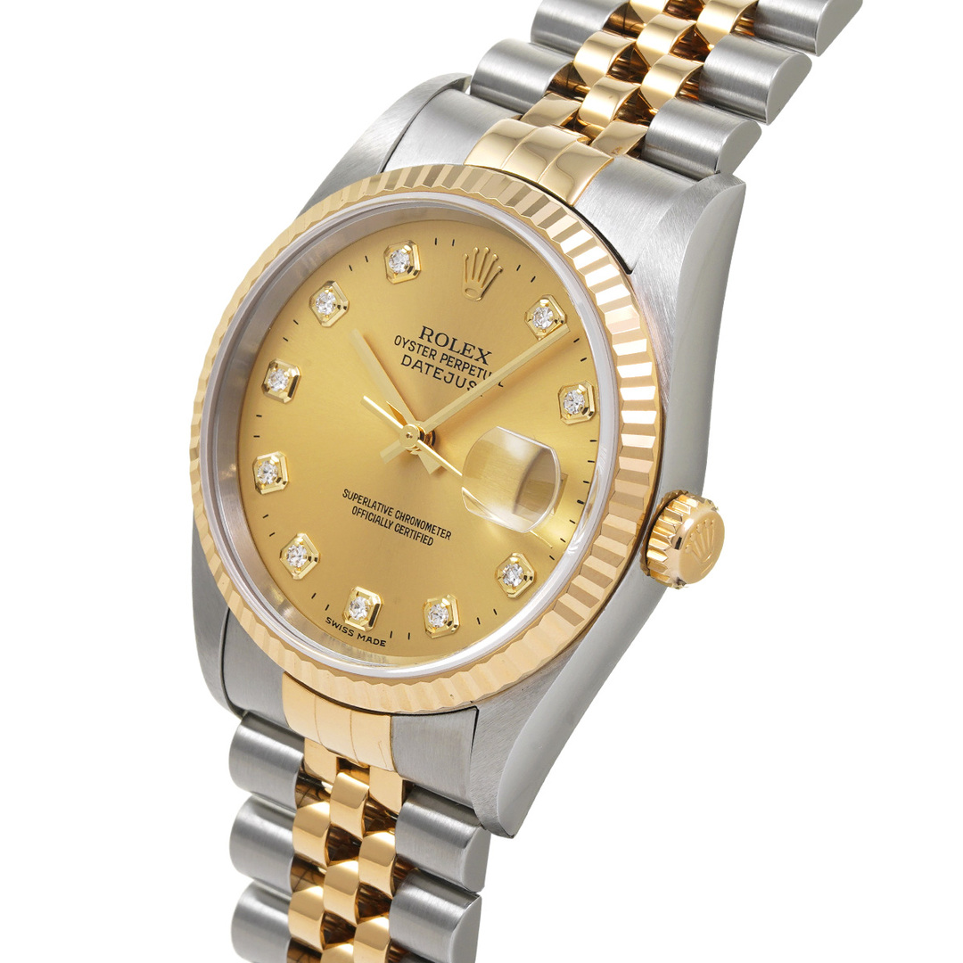 ROLEX(ロレックス)の中古 ロレックス ROLEX 16233G P番(2000年頃製造) シャンパン /ダイヤモンド メンズ 腕時計 メンズの時計(腕時計(アナログ))の商品写真