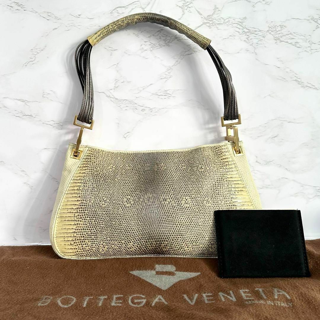 Bottega Veneta(ボッテガヴェネタ)のボッテガヴェネタ BOTTEGA ハンドバッグ リザード 型押し レディースのバッグ(ハンドバッグ)の商品写真