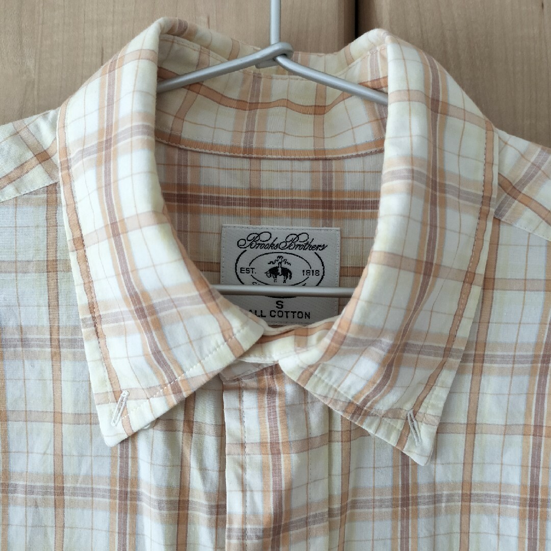 Brooks Brothers(ブルックスブラザース)のブルックスブラザーズ　Men'sボタンダウンシャツ　Sサイズ メンズのトップス(シャツ)の商品写真