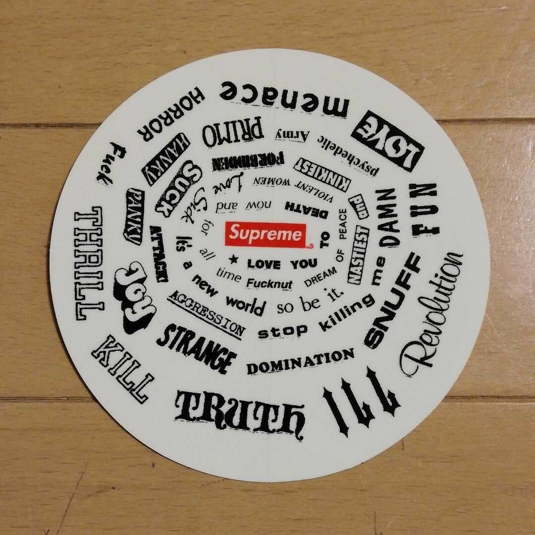 Supreme(シュプリーム)のSUPREME SPIRAL STICKER メンズのファッション小物(その他)の商品写真