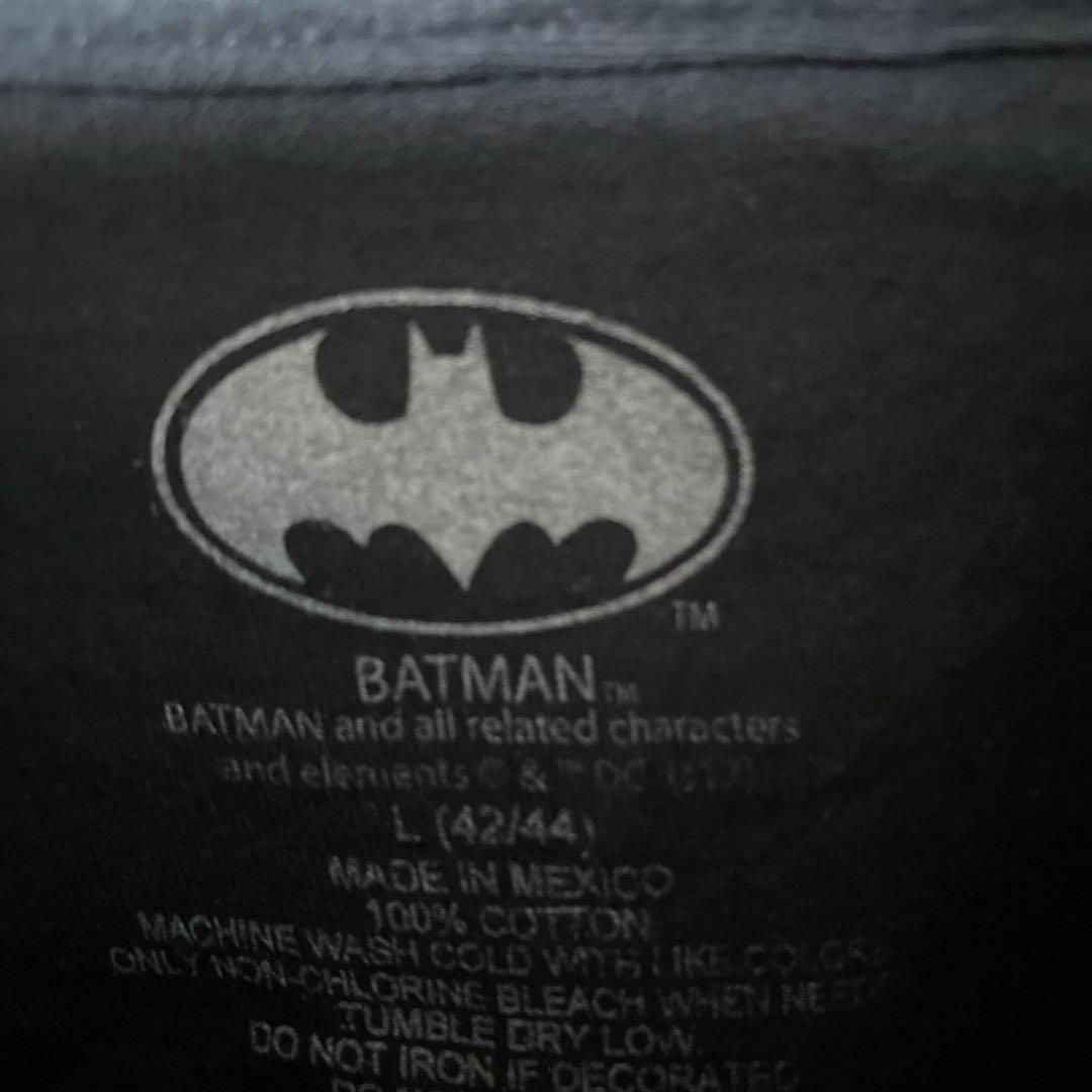 プリント バットマン 映画 L メンズ USA古着 ブラック 半袖 Tシャツ メンズのトップス(Tシャツ/カットソー(半袖/袖なし))の商品写真