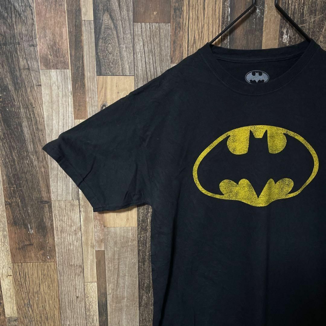 プリント バットマン 映画 L メンズ USA古着 ブラック 半袖 Tシャツ メンズのトップス(Tシャツ/カットソー(半袖/袖なし))の商品写真