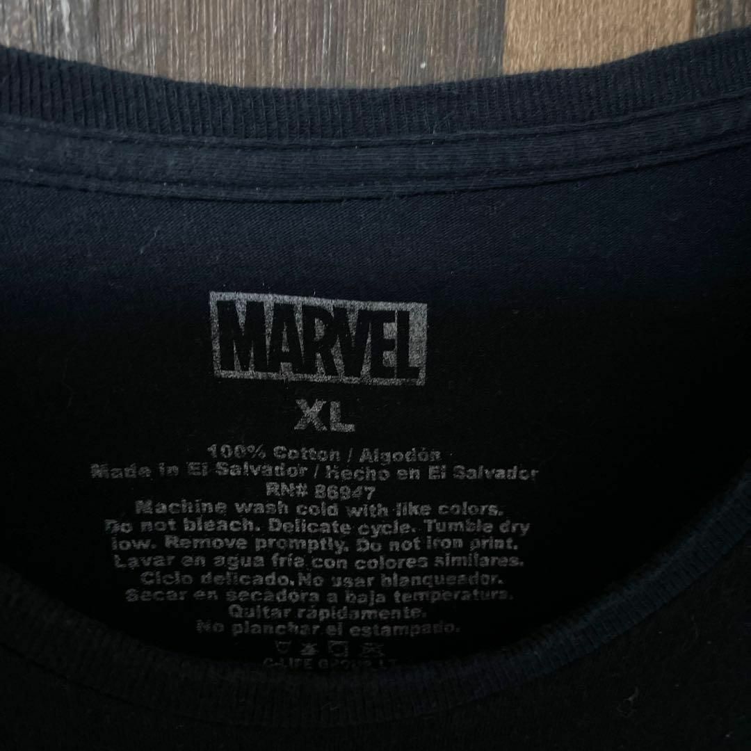 MARVEL(マーベル)のプリント 映画 デッドプール XL マーベル メンズ 古着 ブラック Tシャツ メンズのトップス(Tシャツ/カットソー(半袖/袖なし))の商品写真