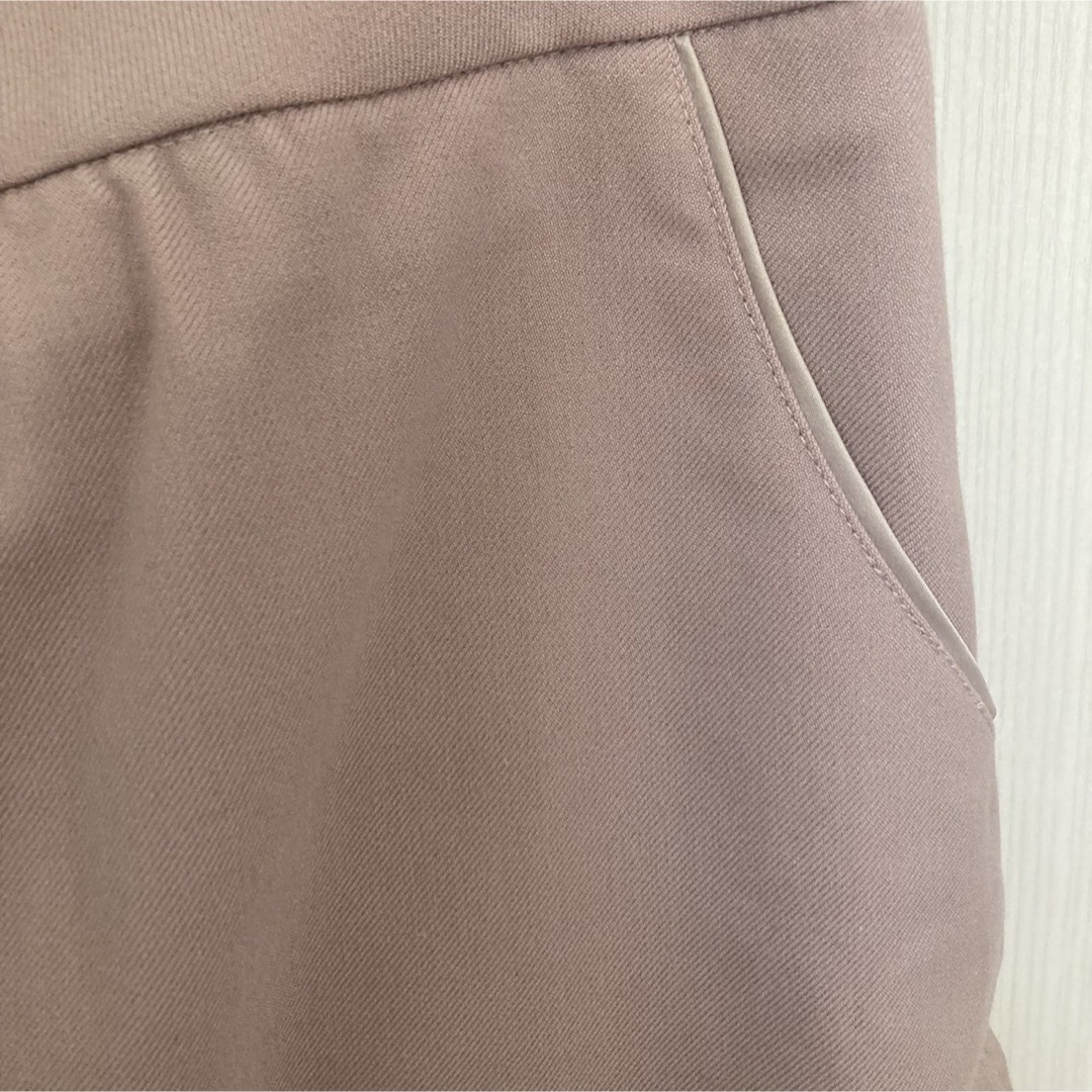 MAJESTIC LEGON(マジェスティックレゴン)のマジェスティックレゴン　スカート　編み上げ　リボン　ピンク レディースのスカート(ひざ丈スカート)の商品写真