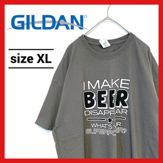 ギルタン(GILDAN)の90s 古着 ギルダン Tシャツ オーバーサイズ ゆるダボ XL (Tシャツ/カットソー(半袖/袖なし))