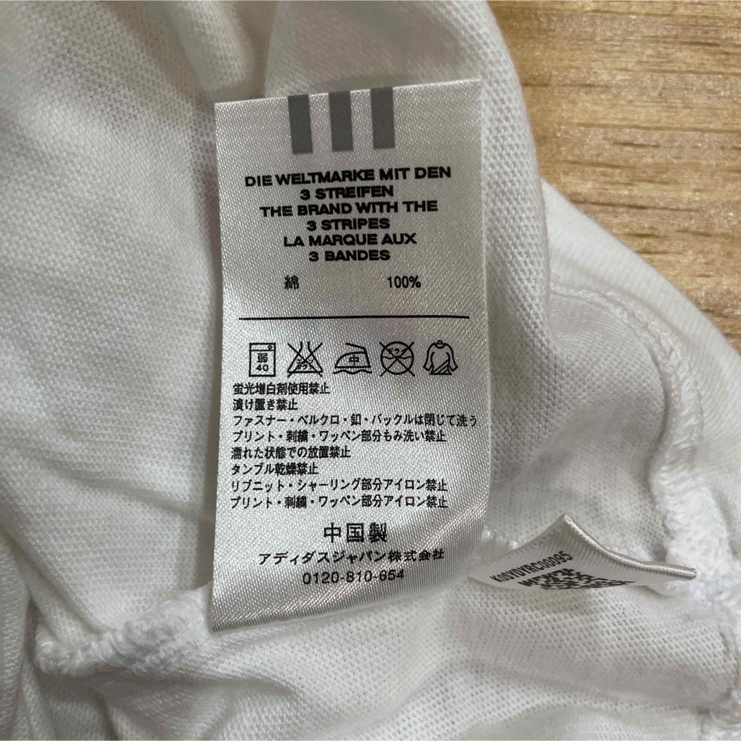 adidas(アディダス)の古着 00s シンプル adidas ロゴ Tシャツ メンズのトップス(Tシャツ/カットソー(半袖/袖なし))の商品写真