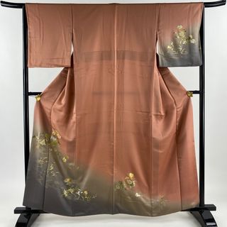 訪問着 身丈161cm 裄丈64cm 正絹 秀品 【中古】(着物)