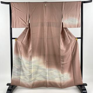 訪問着 身丈162cm 裄丈66cm 正絹 秀品 【中古】(着物)