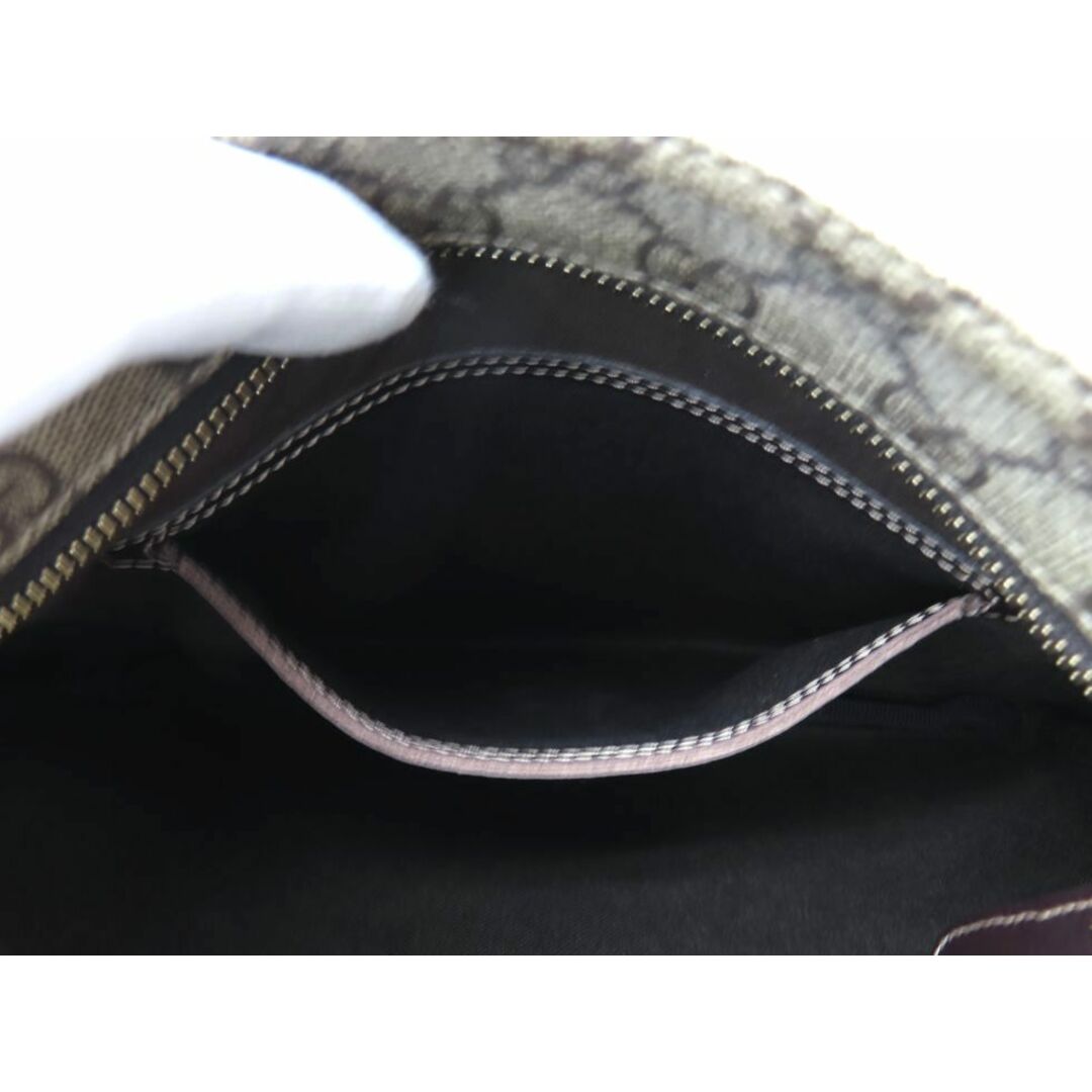 Gucci(グッチ)のグッチ 201538 PVC ベージュ GGスプリーム ショルダー バッグ【池袋店】【中古】 メンズのバッグ(ショルダーバッグ)の商品写真
