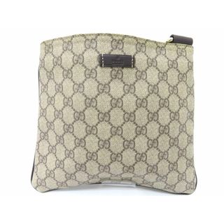 グッチ(Gucci)のグッチ 201538 PVC ベージュ GGスプリーム ショルダー バッグ【池袋店】【中古】(ショルダーバッグ)