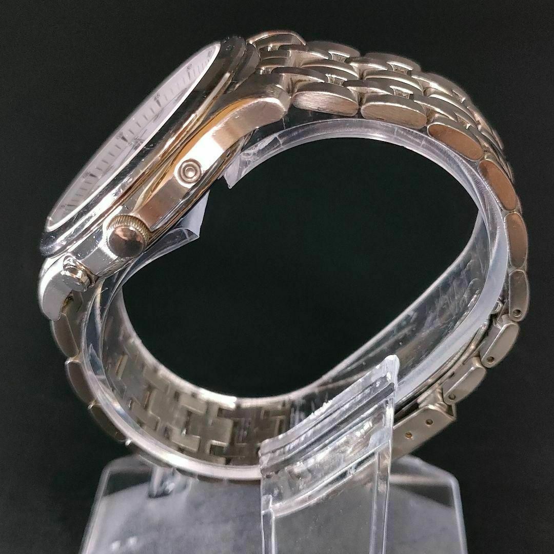 CITIZEN(シチズン)の美品【稼働品】CITIZEN　シチズン　H415　ホワイト　シルバー　ソーラー メンズの時計(腕時計(アナログ))の商品写真