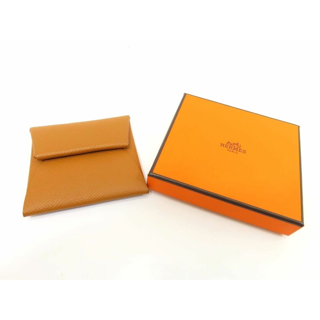 Hermes(エルメス)のエルメス 041054CK ヴォー・エプソン×SV金具 ゴールド Z刻印 バスティア コインケース【池袋店】【中古】 メンズのファッション小物(折り財布)の商品写真