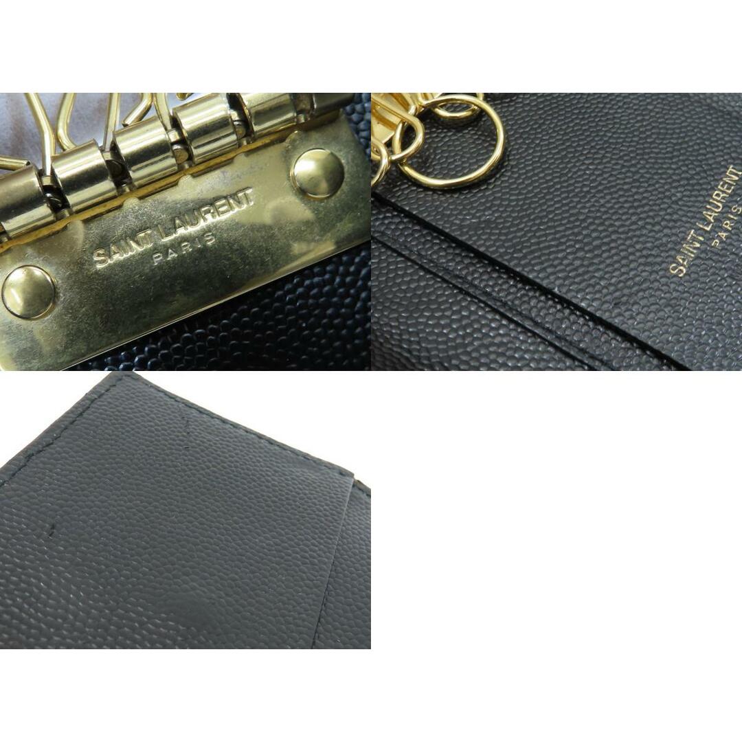 Saint Laurent(サンローラン)の【新着】サンローラン 580656 レザー ブラック 6連キーケース 【池袋店】【中古】 レディースのファッション小物(財布)の商品写真